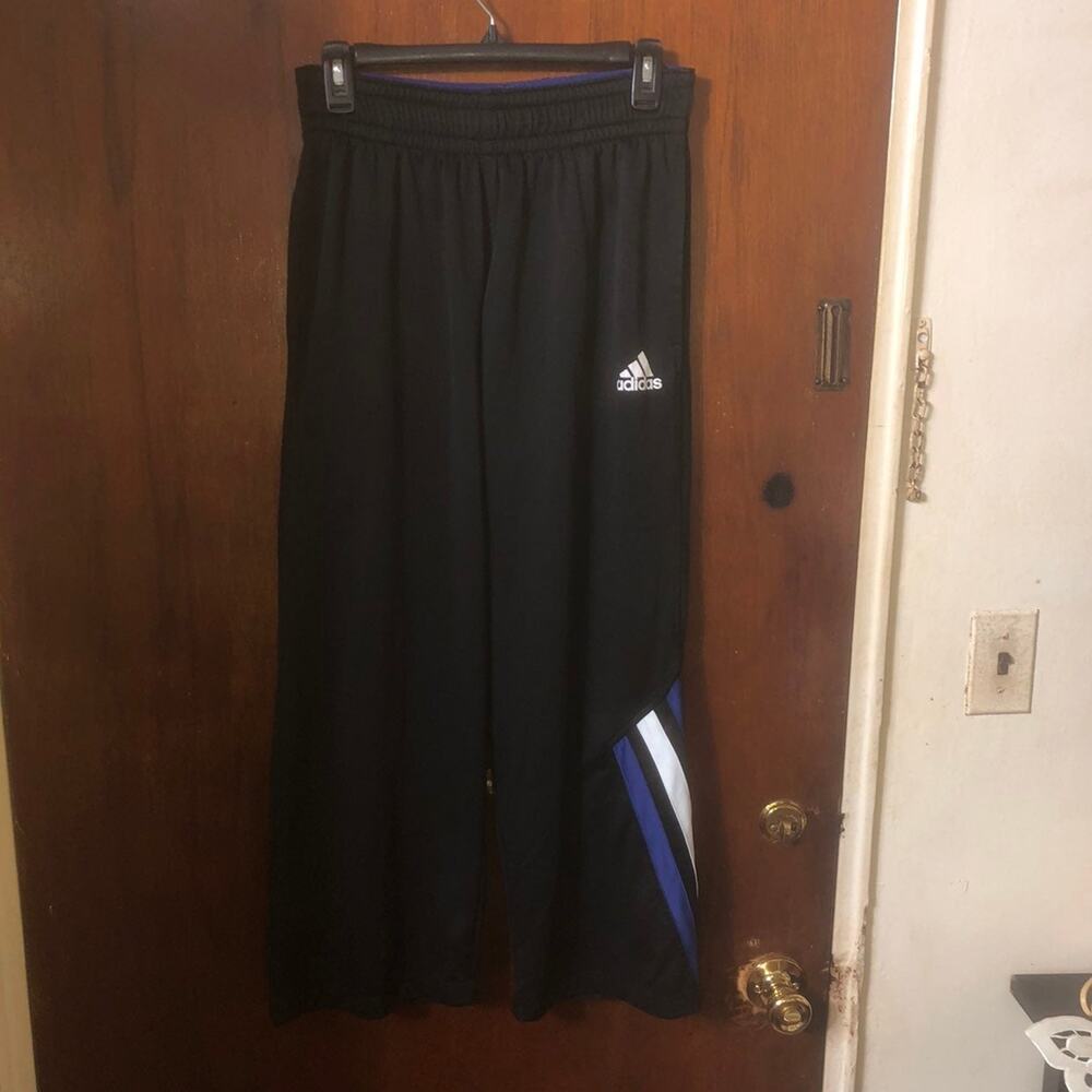 Adidas Track Pants Adidas vintage windbreaker pants mens , small , black